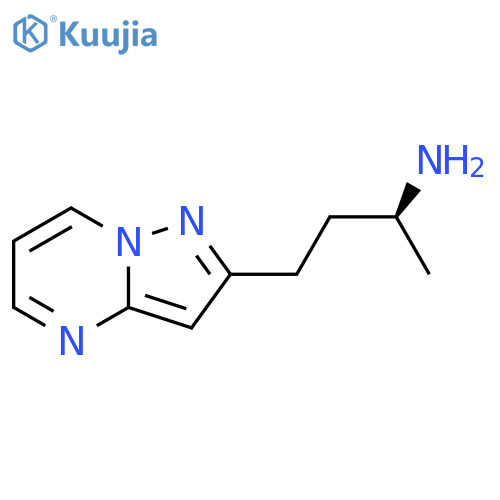 (2S)-4-{pyrazolo1,5-apyrimidin-2-yl}butan-2-amine structure