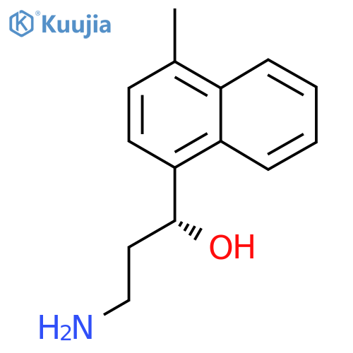 (1R)-3-amino-1-(4-methylnaphthalen-1-yl)propan-1-ol structure