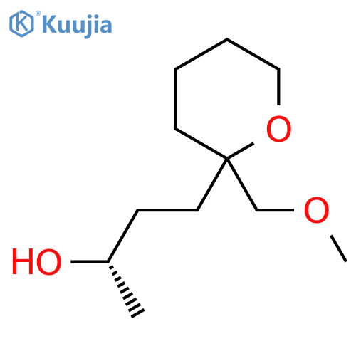 (2S)-4-2-(methoxymethyl)oxan-2-ylbutan-2-ol structure