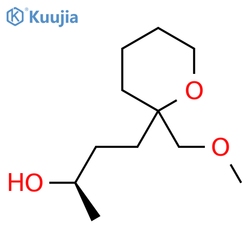 (2R)-4-2-(methoxymethyl)oxan-2-ylbutan-2-ol structure