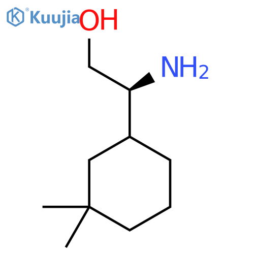 (2S)-2-amino-2-(3,3-dimethylcyclohexyl)ethan-1-ol structure