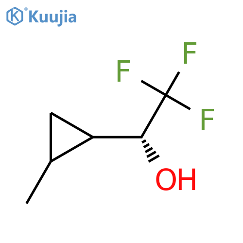 (1R)-2,2,2-trifluoro-1-(2-methylcyclopropyl)ethan-1-ol structure