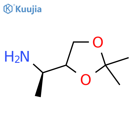 (1R)-1-(2,2-dimethyl-1,3-dioxolan-4-yl)ethan-1-amine structure
