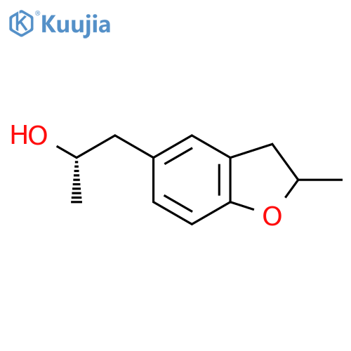 (2S)-1-(2-methyl-2,3-dihydro-1-benzofuran-5-yl)propan-2-ol structure