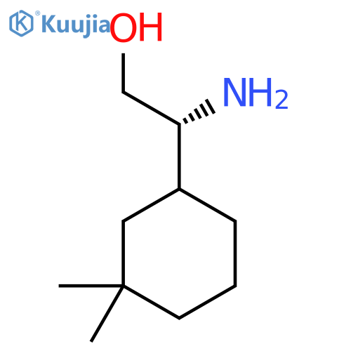 (2R)-2-amino-2-(3,3-dimethylcyclohexyl)ethan-1-ol structure