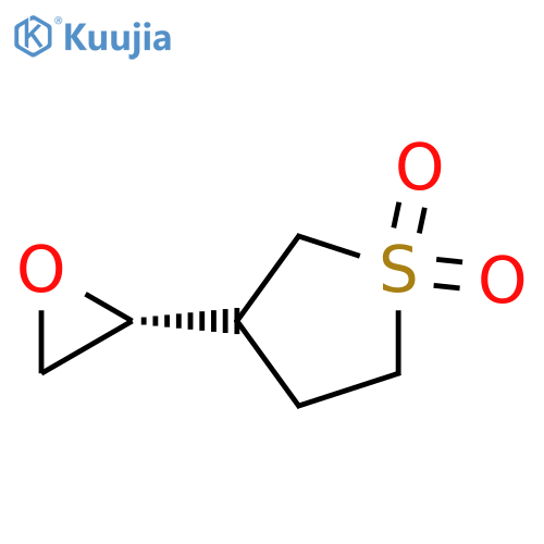 3-(2R)-oxiran-2-yl-1lambda6-thiolane-1,1-dione structure