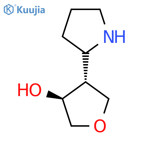 rac-(3R,4S)-4-(pyrrolidin-2-yl)oxolan-3-ol structure