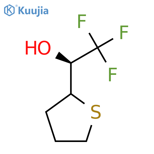 (1S)-2,2,2-trifluoro-1-(thiolan-2-yl)ethan-1-ol structure