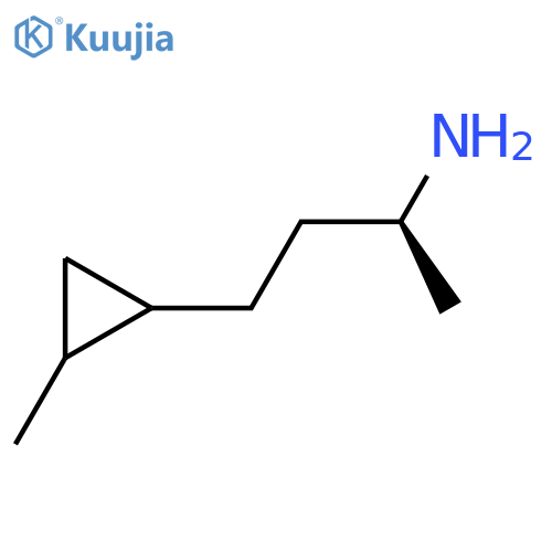(2S)-4-(2-methylcyclopropyl)butan-2-amine structure