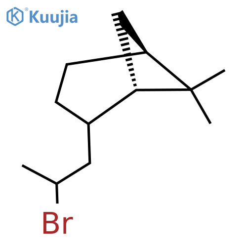 (1S,5S)-2-(2-bromopropyl)-6,6-dimethylbicyclo3.1.1heptane structure