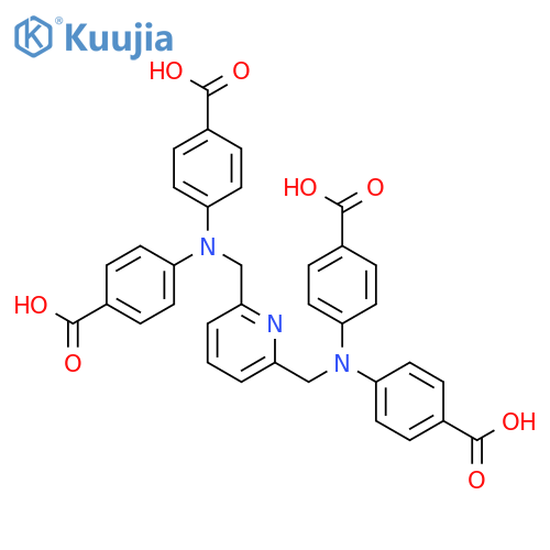 4,4',4'',4'''-[[Pyridine-2,6-diylbis(methylene)]bis(azanetriyl)]tetrabenzoic Acid structure