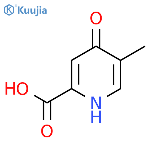 4-Hydroxy-5-methyl-2-pyridinecarboxylic acid structure
