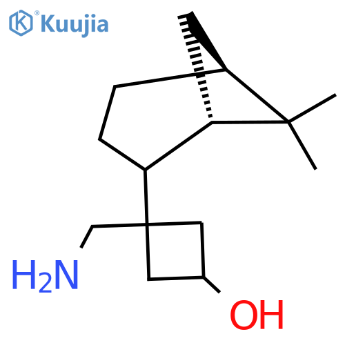 3-(aminomethyl)-3-(1S,5S)-6,6-dimethylbicyclo3.1.1heptan-2-ylcyclobutan-1-ol structure