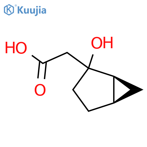 rac-2-(1R,5S)-2-hydroxybicyclo3.1.0hexan-2-ylacetic acid structure