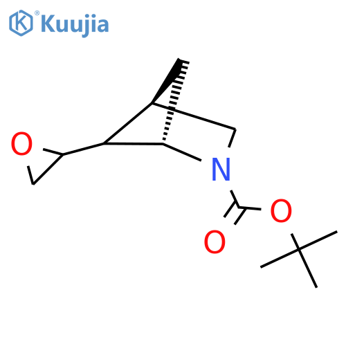 tert-butyl (1S,4R)-5-(2S)-oxiran-2-yl-2-azabicyclo2.1.1hexane-2-carboxylate structure