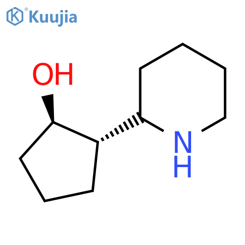 rac-(1R,2S)-2-(piperidin-2-yl)cyclopentan-1-ol structure