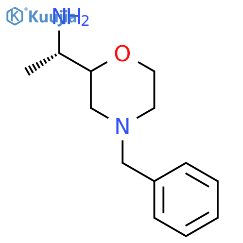 (1S)-1-(4-benzylmorpholin-2-yl)ethan-1-amine structure
