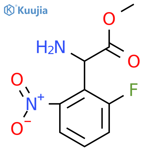 methyl 2-amino-2-(2-fluoro-6-nitrophenyl)acetate structure