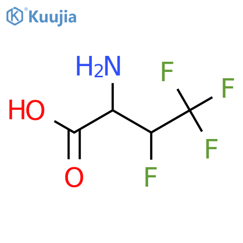 2-amino-3,4,4,4-tetrafluorobutanoic acid structure
