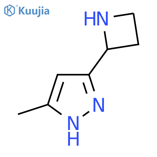 3-(azetidin-2-yl)-5-methyl-1H-pyrazole structure