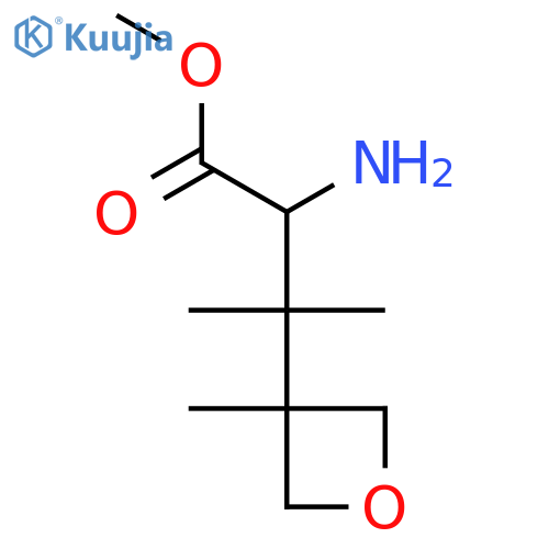 Methyl 2-amino-3-methyl-3-(3-methyloxetan-3-yl)butanoate structure