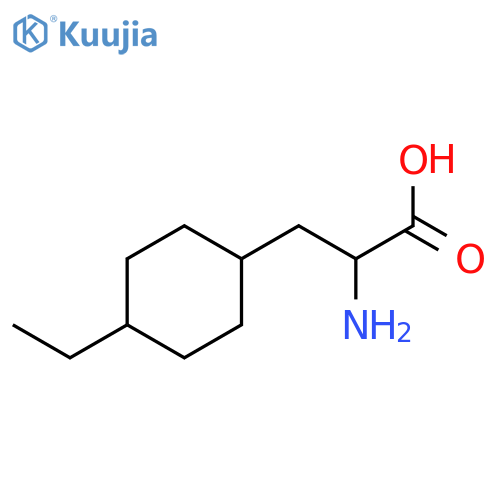 2-amino-3-(4-ethylcyclohexyl)propanoic acid structure