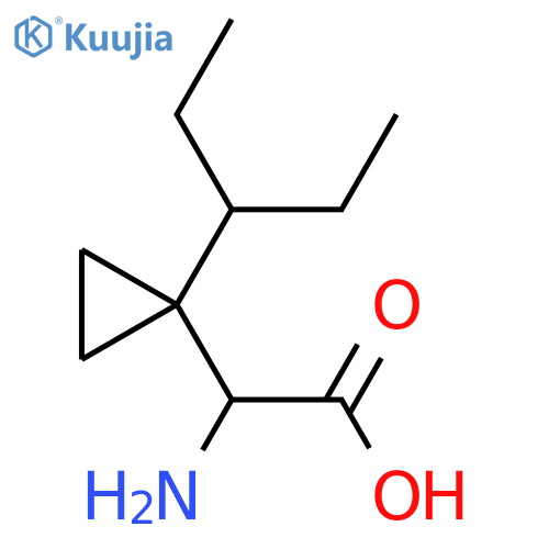2-amino-2-1-(pentan-3-yl)cyclopropylacetic acid structure