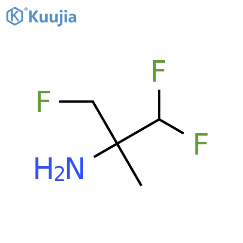 1,1,3-trifluoro-2-methylpropan-2-amine structure