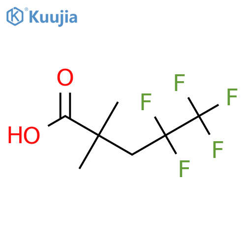 4,4,5,5,5-pentafluoro-2,2-dimethylpentanoic acid structure