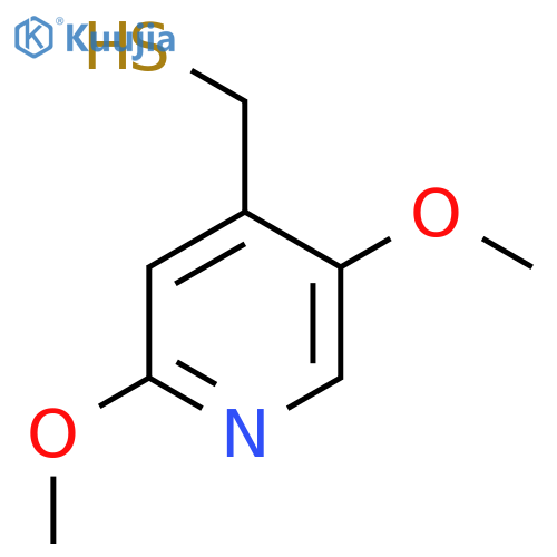 (2,5-dimethoxypyridin-4-yl)methanethiol structure