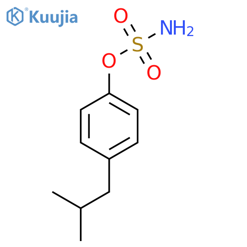 4-(2-methylpropyl)phenyl sulfamate structure