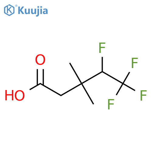4,5,5,5-tetrafluoro-3,3-dimethylpentanoic acid structure