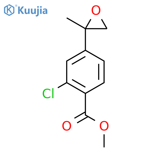 methyl 2-chloro-4-(2-methyloxiran-2-yl)benzoate structure
