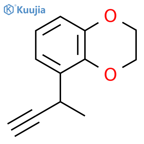 5-(but-3-yn-2-yl)-2,3-dihydro-1,4-benzodioxine structure