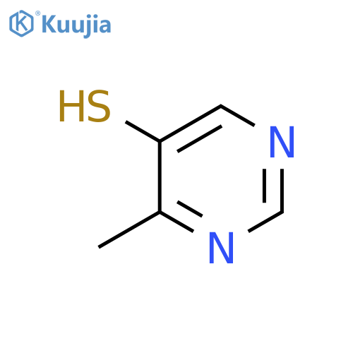 4-methylpyrimidine-5-thiol structure