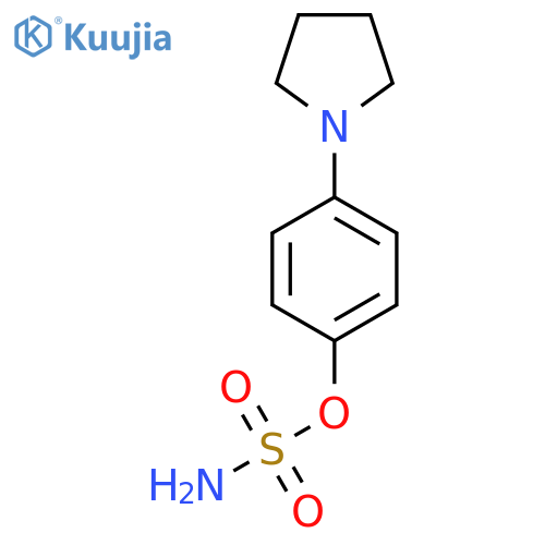 4-(pyrrolidin-1-yl)phenyl sulfamate structure