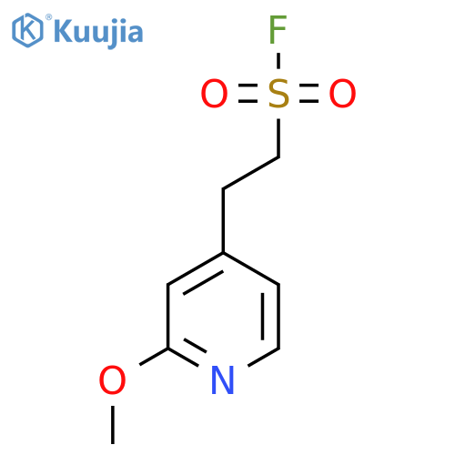 2-(2-methoxypyridin-4-yl)ethane-1-sulfonyl fluoride structure