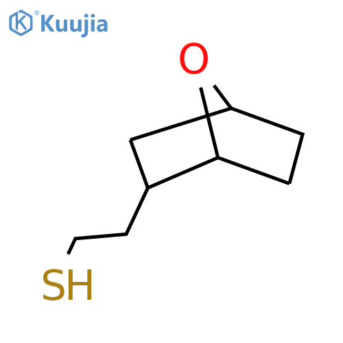 2-{7-oxabicyclo2.2.1heptan-2-yl}ethane-1-thiol structure