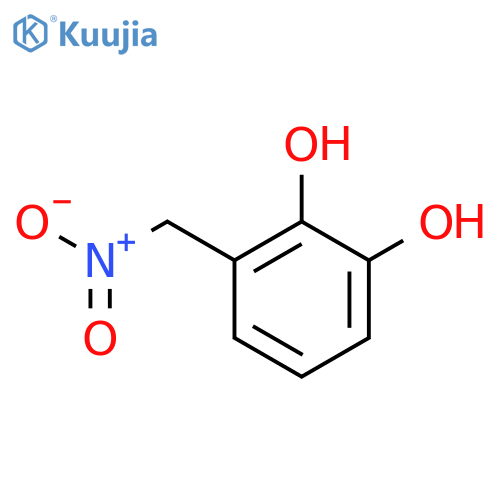 3-(nitromethyl)benzene-1,2-diol structure
