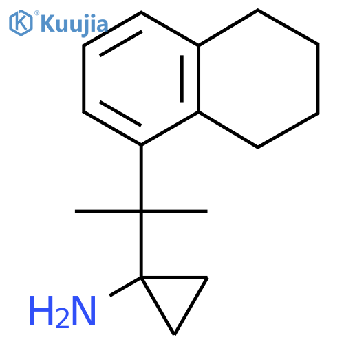 1-2-(5,6,7,8-tetrahydronaphthalen-1-yl)propan-2-ylcyclopropan-1-amine structure