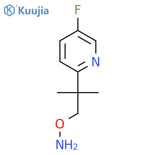 O-2-(5-fluoropyridin-2-yl)-2-methylpropylhydroxylamine structure