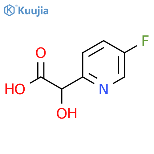 2-(5-fluoropyridin-2-yl)-2-hydroxyacetic acid structure