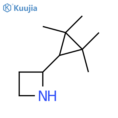 2-(2,2,3,3-tetramethylcyclopropyl)azetidine structure