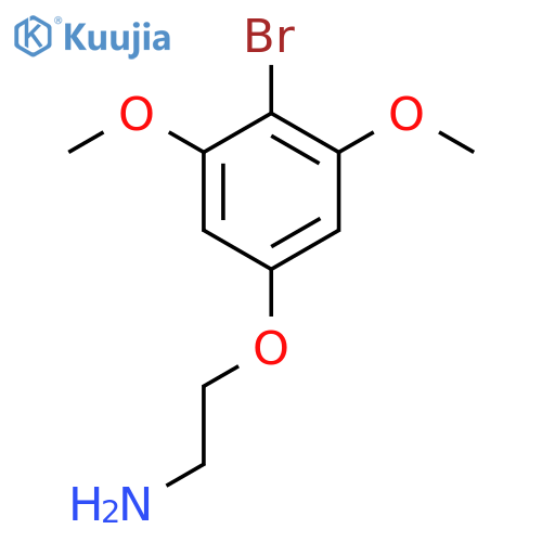 2-(4-bromo-3,5-dimethoxyphenoxy)ethan-1-amine structure