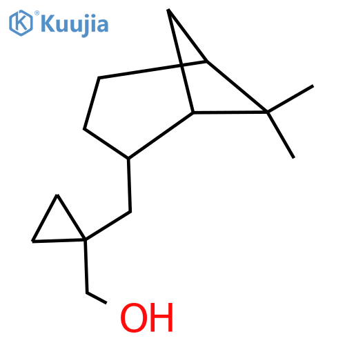 1-({6,6-dimethylbicyclo3.1.1heptan-2-yl}methyl)cyclopropylmethanol structure