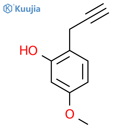 5-methoxy-2-(prop-2-yn-1-yl)phenol structure