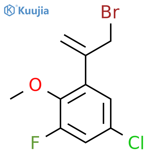 1-(3-bromoprop-1-en-2-yl)-5-chloro-3-fluoro-2-methoxybenzene structure
