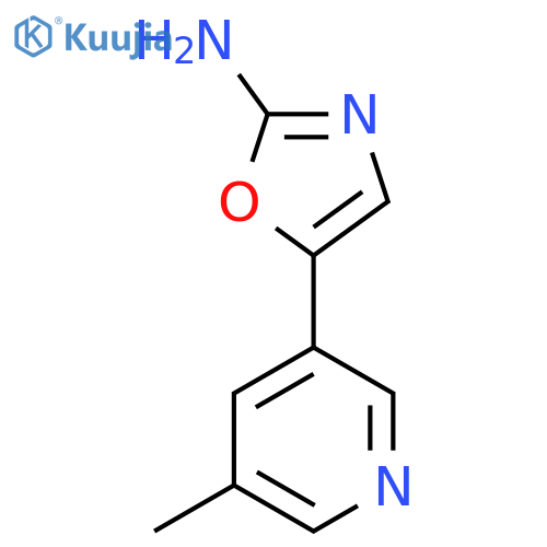 5-(5-methylpyridin-3-yl)-1,3-oxazol-2-amine structure