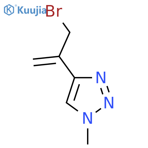 4-(3-bromoprop-1-en-2-yl)-1-methyl-1H-1,2,3-triazole structure