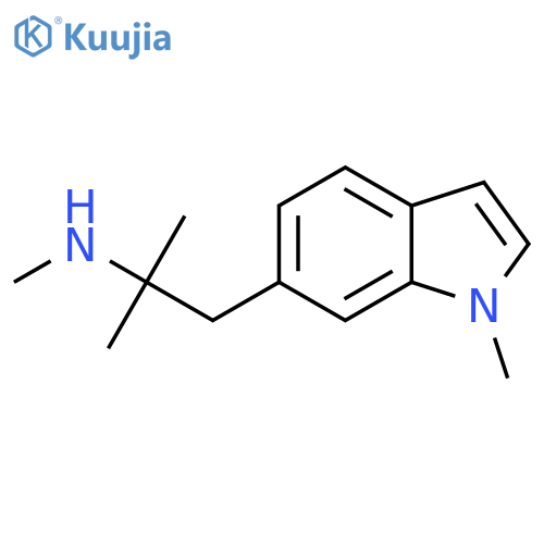 methyl2-methyl-1-(1-methyl-1H-indol-6-yl)propan-2-ylamine structure